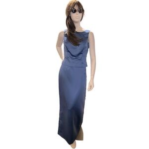 Michelangelo 3pc Gown with Matching Satin Wrap